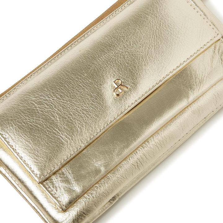 Daniel Ray DR Amsterdam Metallics Shoulderbag/Clutch Light Gold
