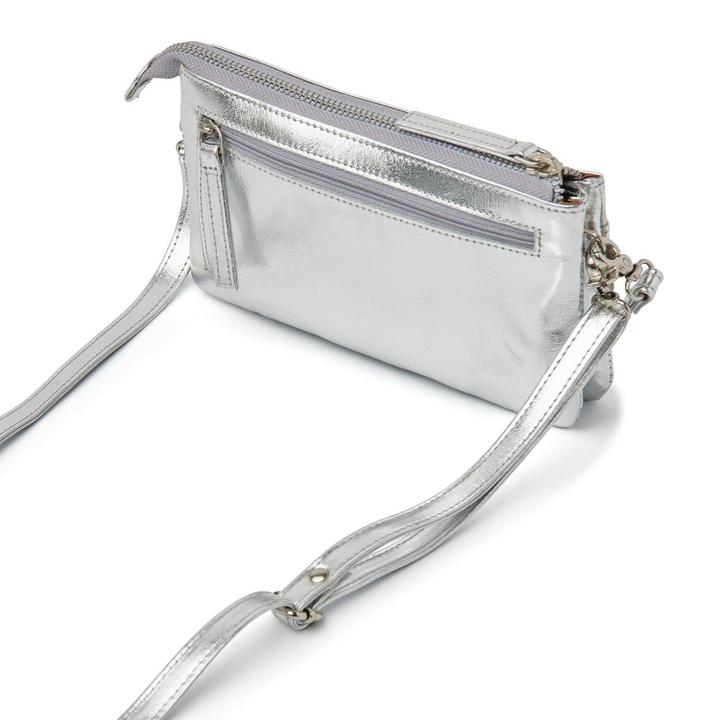Daniel Ray DR Amsterdam Metallics Shoulderbag - Clutch Silver