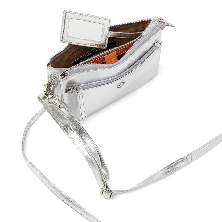 Daniel Ray DR Amsterdam Metallics Shoulderbag - Clutch Silver