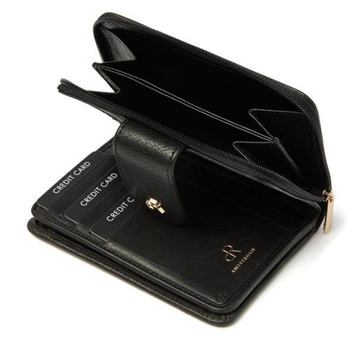 Daniel Ray DR Amsterdam Milan Ladies Wallet 28123 Black