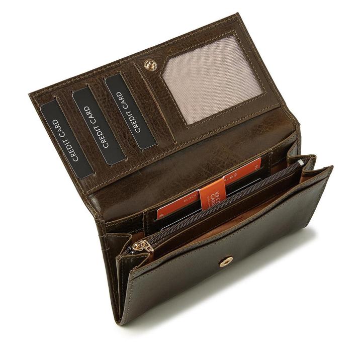 Daniel Ray DR Amsterdam Milan Ladies Wallet 28159 Green