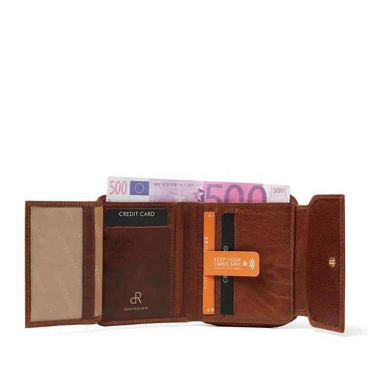 Daniel Ray DR Amsterdam Milan Ladies Wallet 28179 Cognac