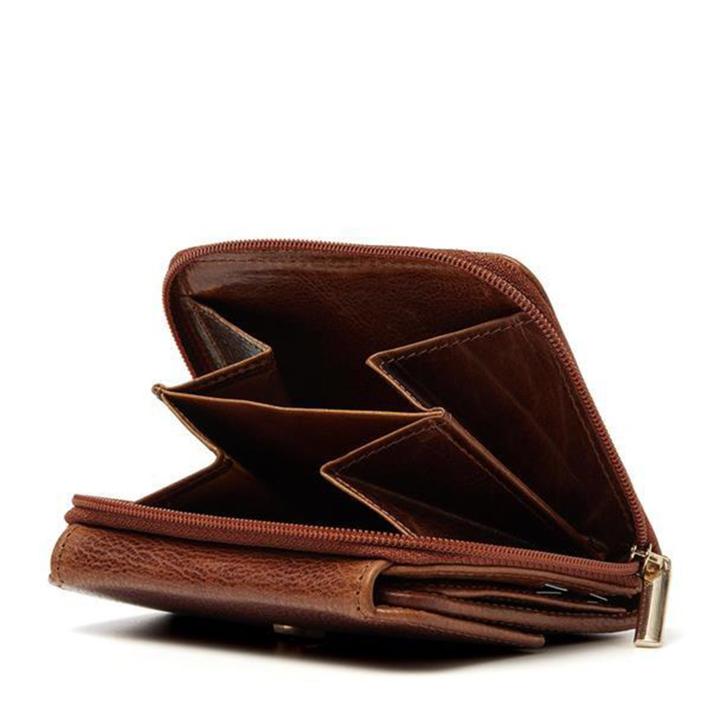 Daniel Ray DR Amsterdam Milan Ladies Wallet 28179 Cognac