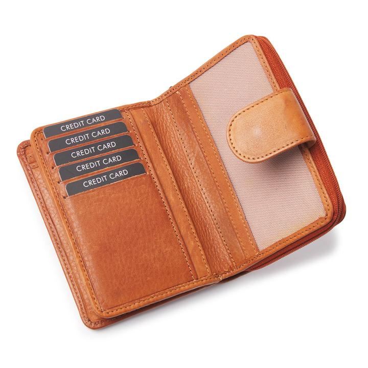 Daniel Ray DR Amsterdam Tampa Damesportemonnee Camel