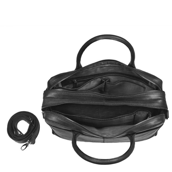 Daniel Ray DSTRCT Fletcher Street Business Laptoptas 15.6 Inch + Sleutelhanger Zwart