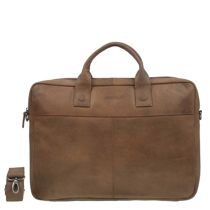 Daniel Ray DSTRCT Fletcher Street Workingbag 17" Cognac