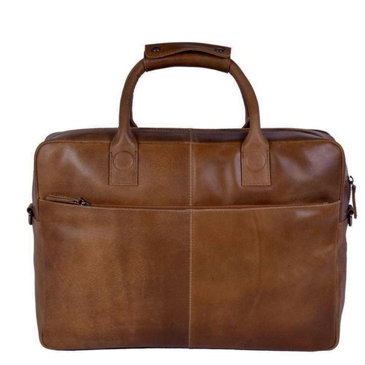Daniel Ray DSTRCT Fletcher Street Workingbag 17" Cognac2