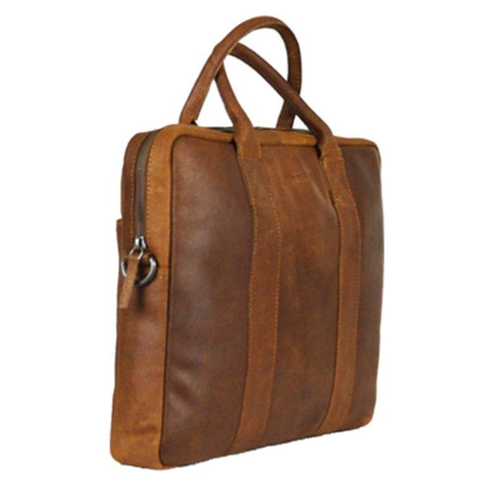 Daniel Ray DSTRCT Limited Single Zip 14'' Laptoptas Cognac