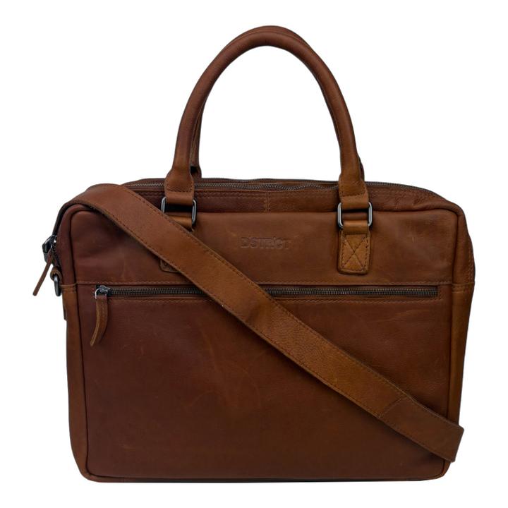 Daniel Ray DSTRCT Preston Park Laptop Workingbag 15.6" Cognac
