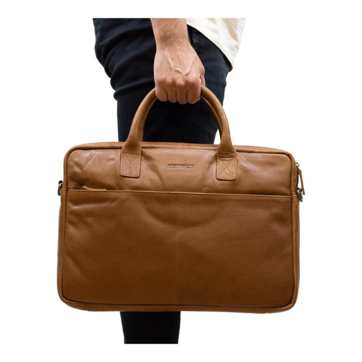 Daniel Ray DSTRCT State Street Limited Workingbag 17" Cognac