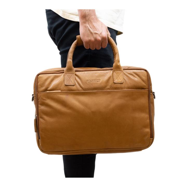 Daniel Ray DSTRCT State Street Workingbag 17" Cognac