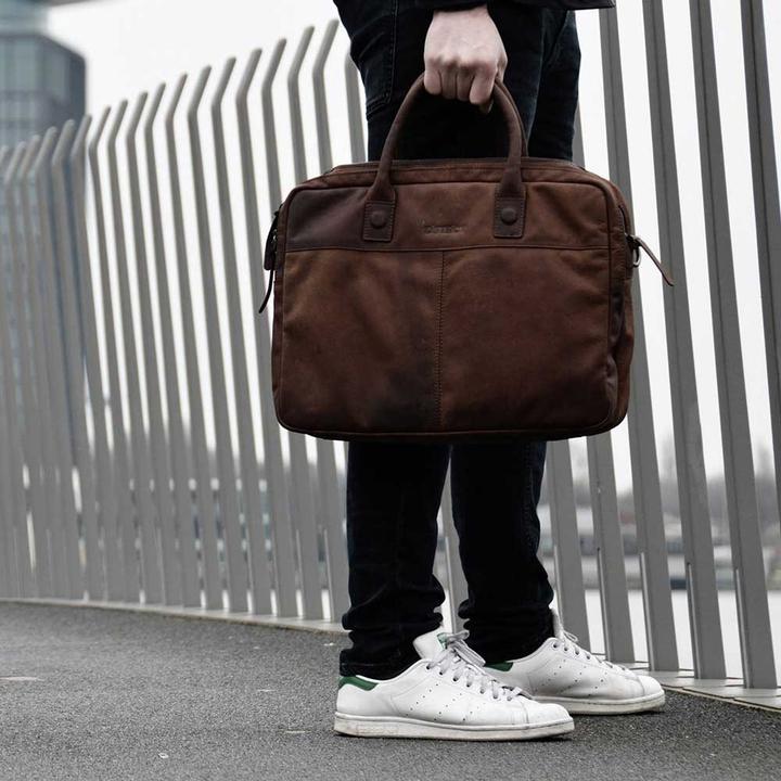 Daniel Ray DSTRCT Wall Street Workingbag 15.6" Cognac