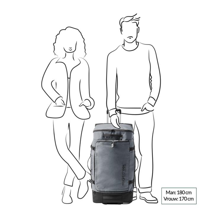 Daniel Ray Eagle Creek Cargo Hauler XT Wheeled Duffel 120L/32" Charcoal