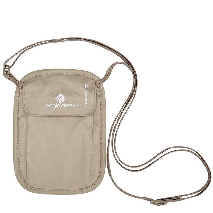 Daniel Ray Eagle Creek Necessities RFID Blocker Neck Wallet Tan