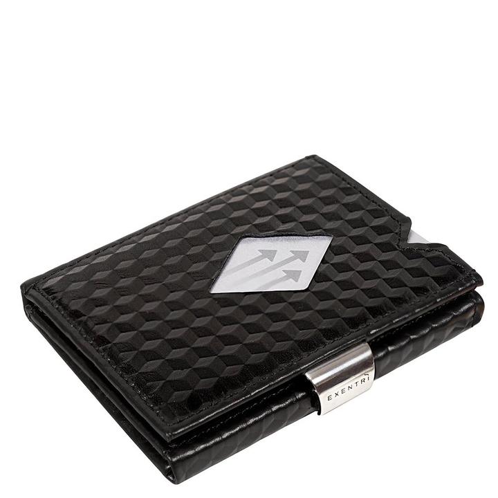 Daniel Ray Exentri Leather Leather Wallet Black Cube
