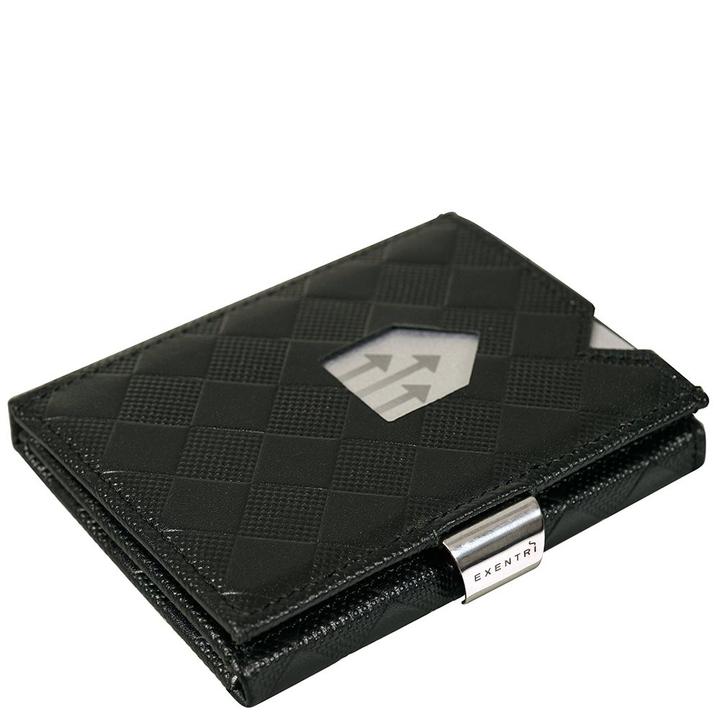 Daniel Ray Exentri Leather Wallet RFID Caiman Black