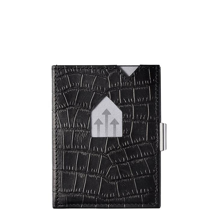 daniel ray Exentri Leather Wallet RFID caiman black