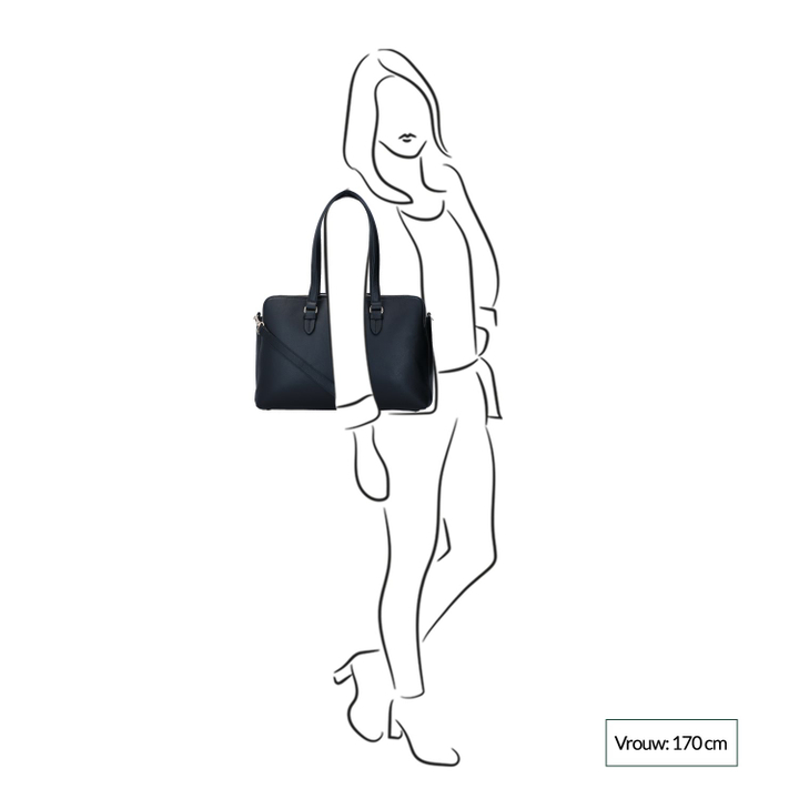 Daniel Ray FMME. Charlotte 15.6 Workingbag Croco Brown