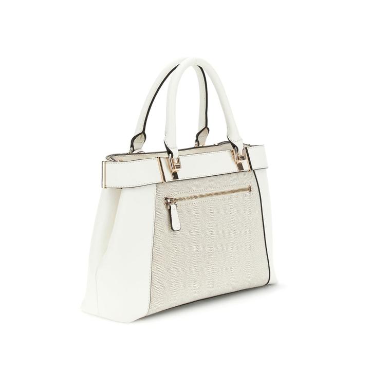 Daniel Ray Guess Anadela 3 Comp Satchel Natural-off White