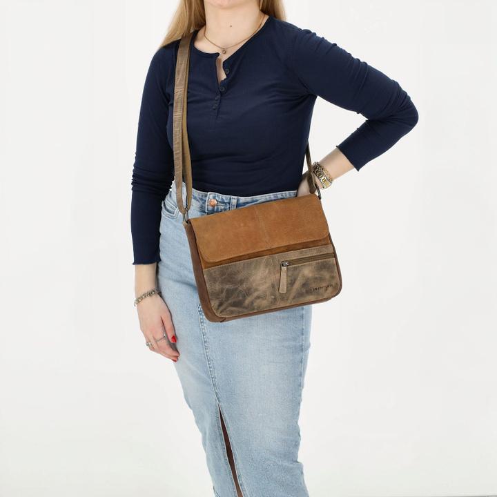 Daniel Ray Hide & Stitches Himalaya Shoulderbag Brown