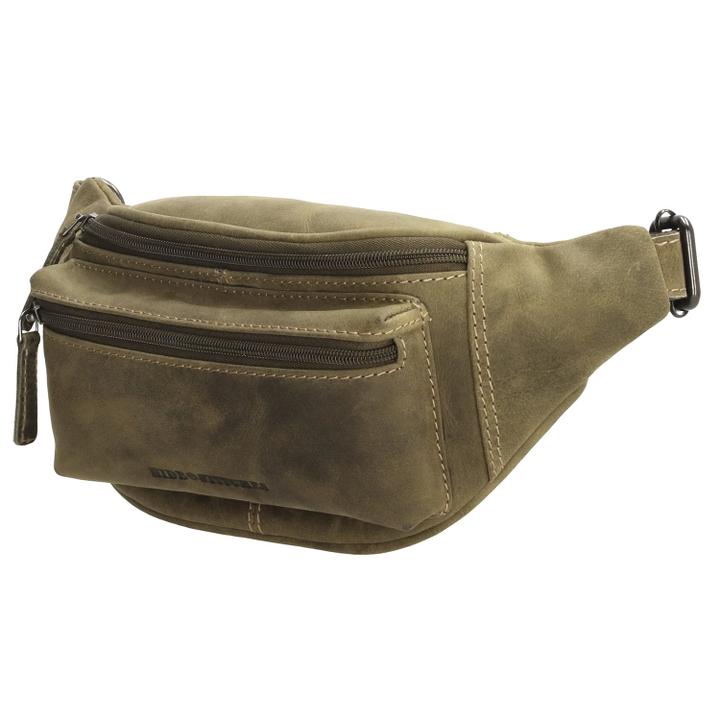 Daniel Ray Hide & Stitches Idaho Azure Heuptas Olijfgroen