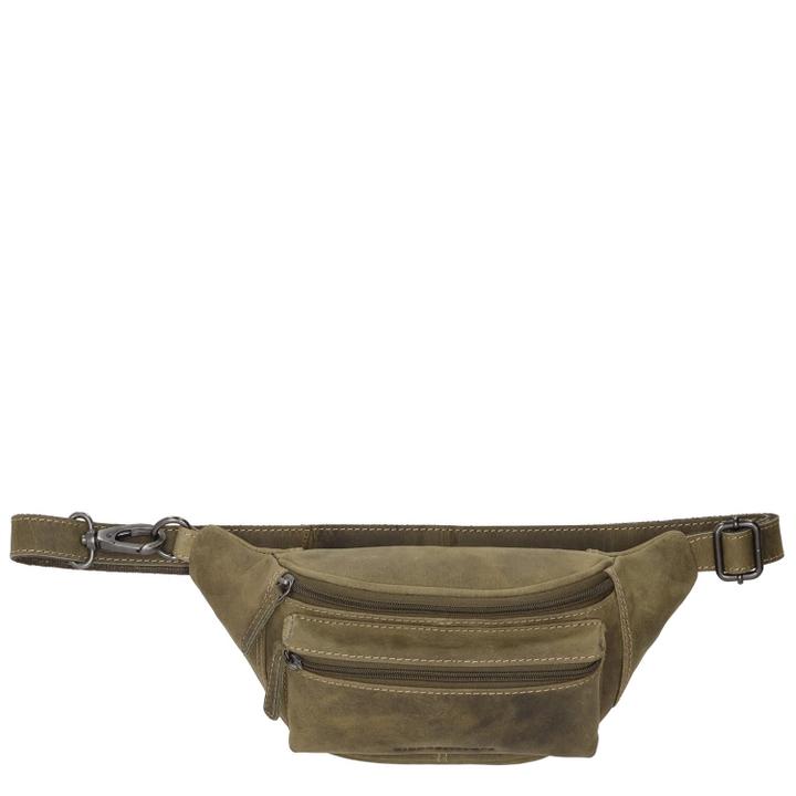 Daniel Ray Hide & Stitches Idaho Azure Heuptas Olijfgroen