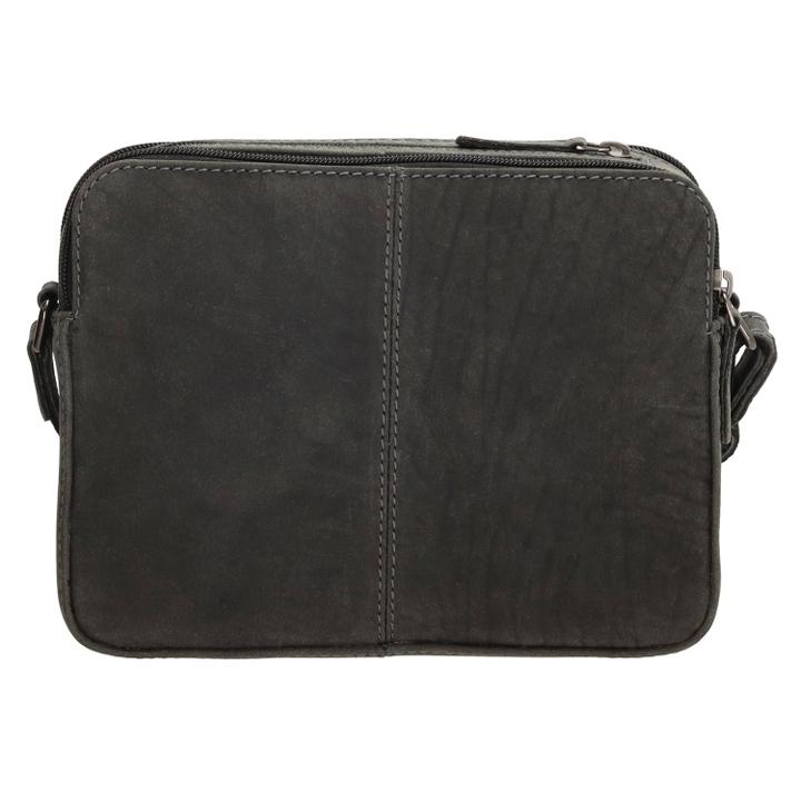 Daniel Ray Hide & Stitches Idaho Quartz Schoudertas Zwart