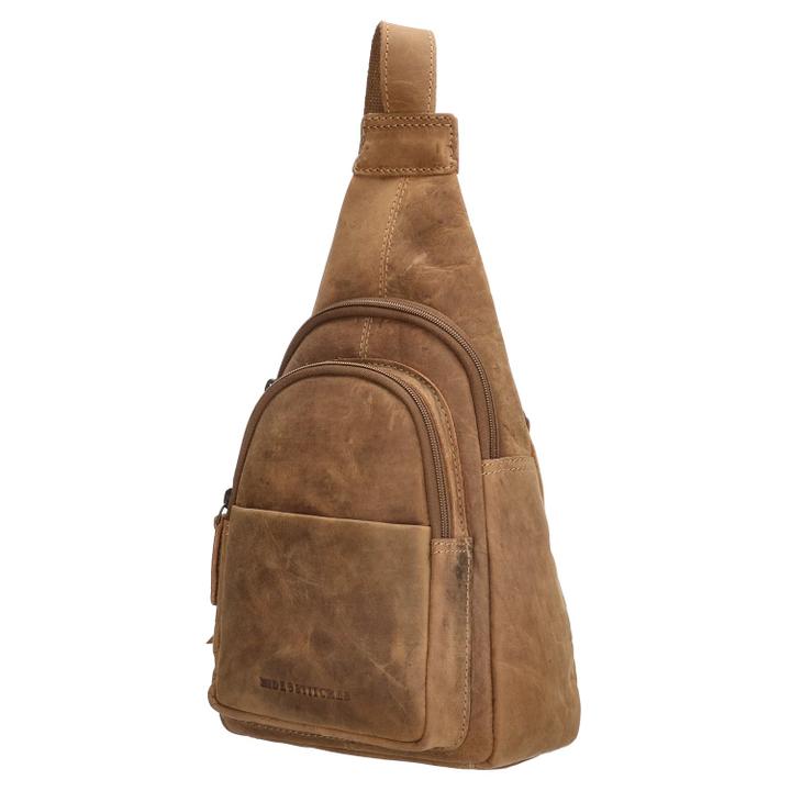 Daniel Ray Hide & Stitches Idaho Radiant Schoudertas Bruin