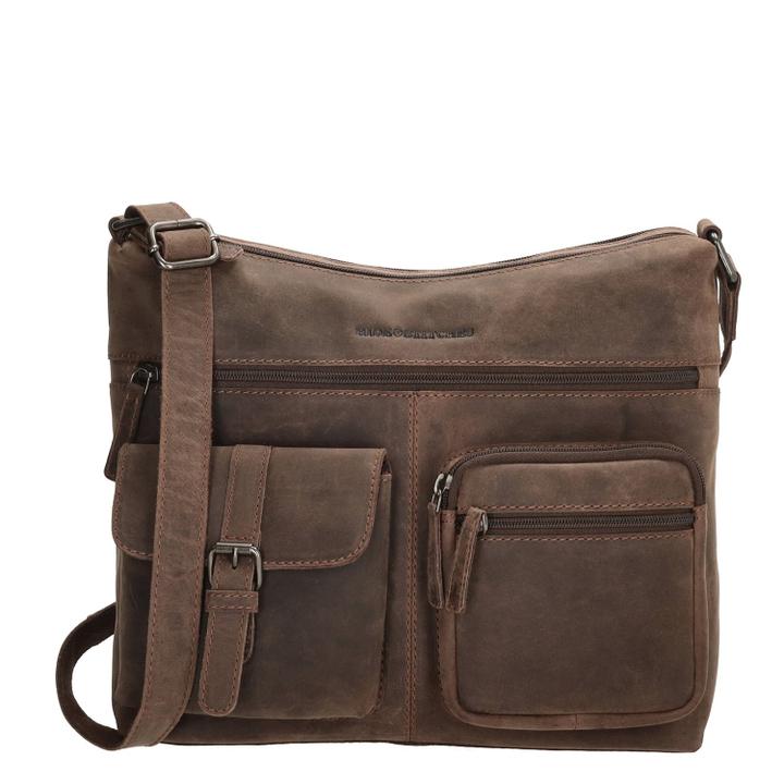 Daniel Ray Hide & Stitches Idaho Shoulderbag Darkbrown