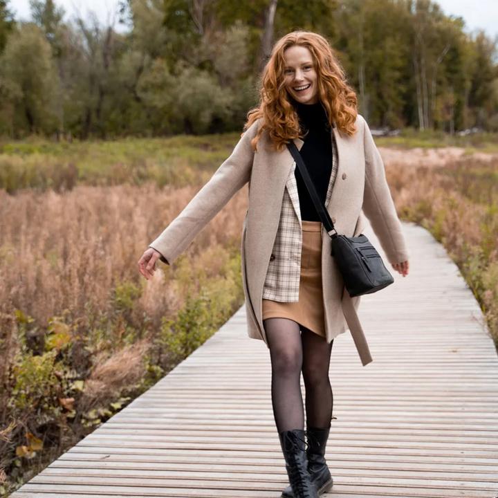 Daniel Ray Hide & Stitches Idaho Shoulderbag Darksand