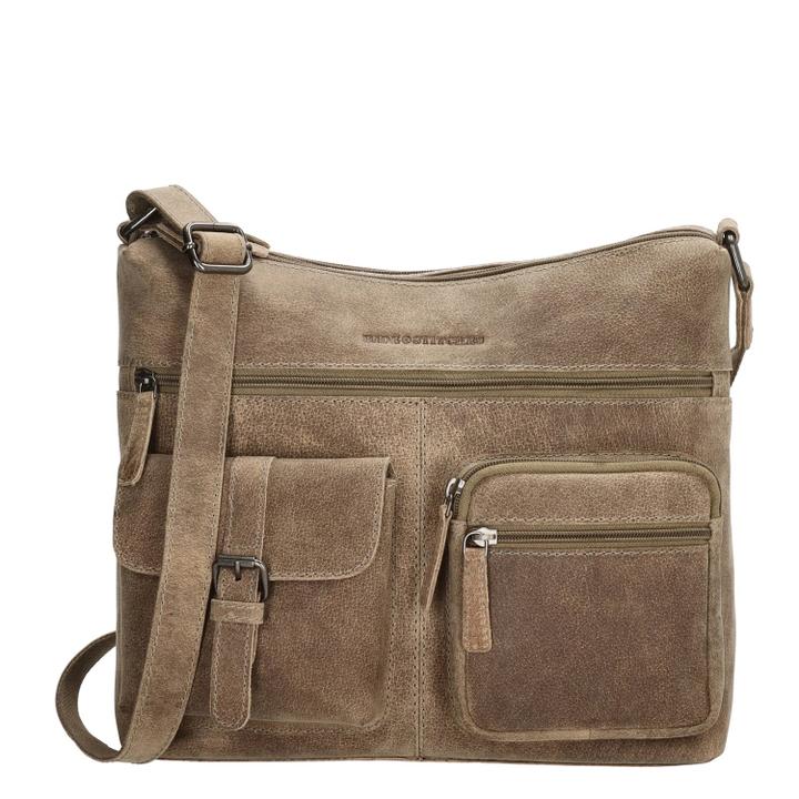Daniel Ray Hide & Stitches Idaho Shoulderbag Darksand