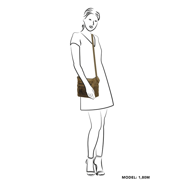 Daniel Ray Hide & Stitches Idaho Shoulderbag Olivegreen