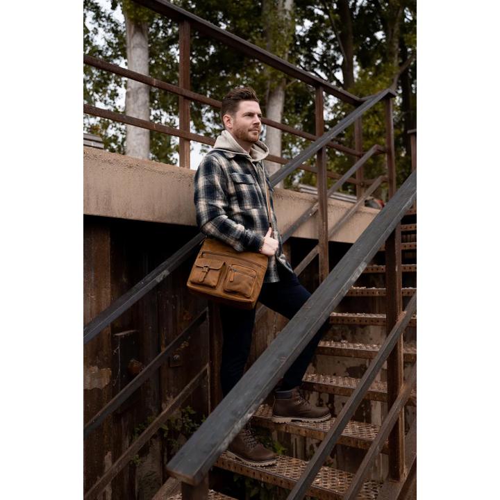 Daniel Ray Hide & Stitches Idaho Shoulderbag Olivegreen