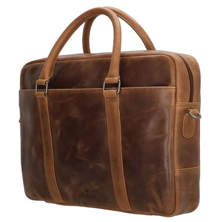 Daniel Ray Hide & Stitches Next Navajo Laptopbag Brown