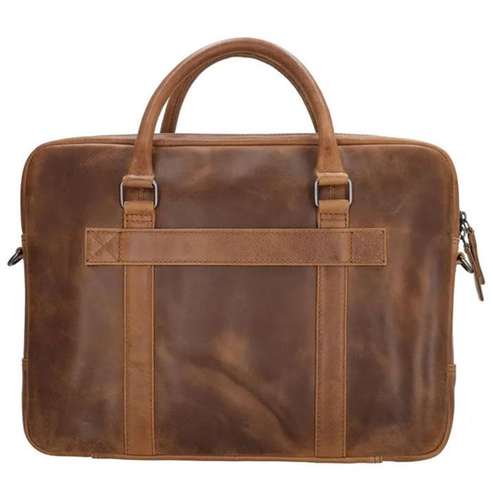 Daniel Ray Hide & Stitches Next Navajo Laptopbag Brown