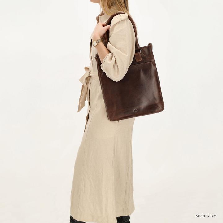 Daniel Ray Hide & Stitches Next Navajo Shopper Darkbrown