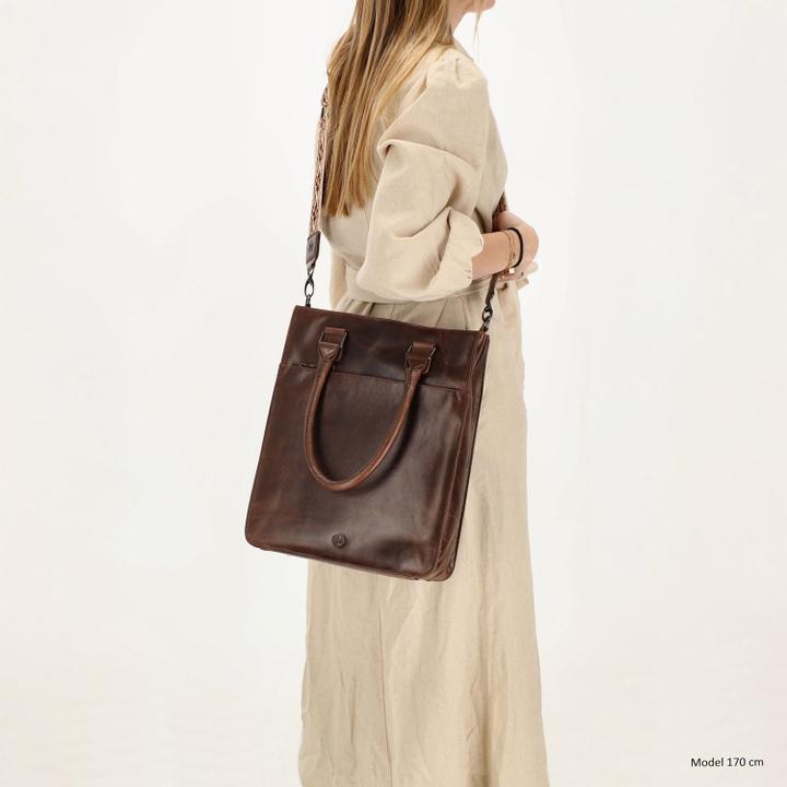 Daniel Ray Hide & Stitches Next Navajo Shopper Darkbrown