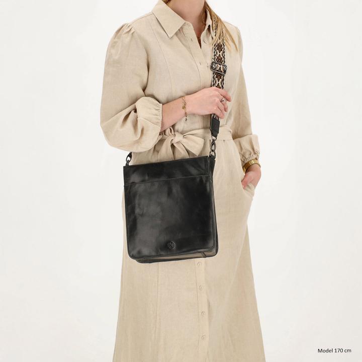 Daniel Ray Hide & Stitches Next Navajo Shoulderbag Black