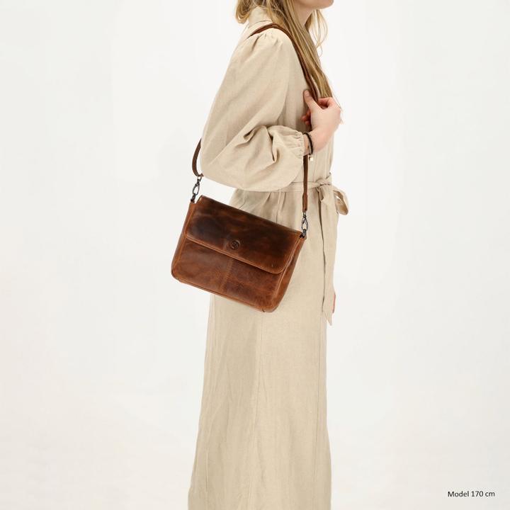 Daniel Ray Hide & Stitches Next Navajo Shoulderbag Brown