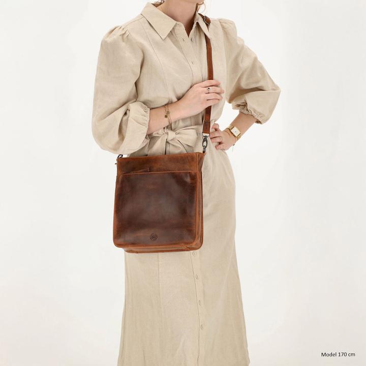Daniel Ray Hide & Stitches Next Navajo Shoulderbag Brown