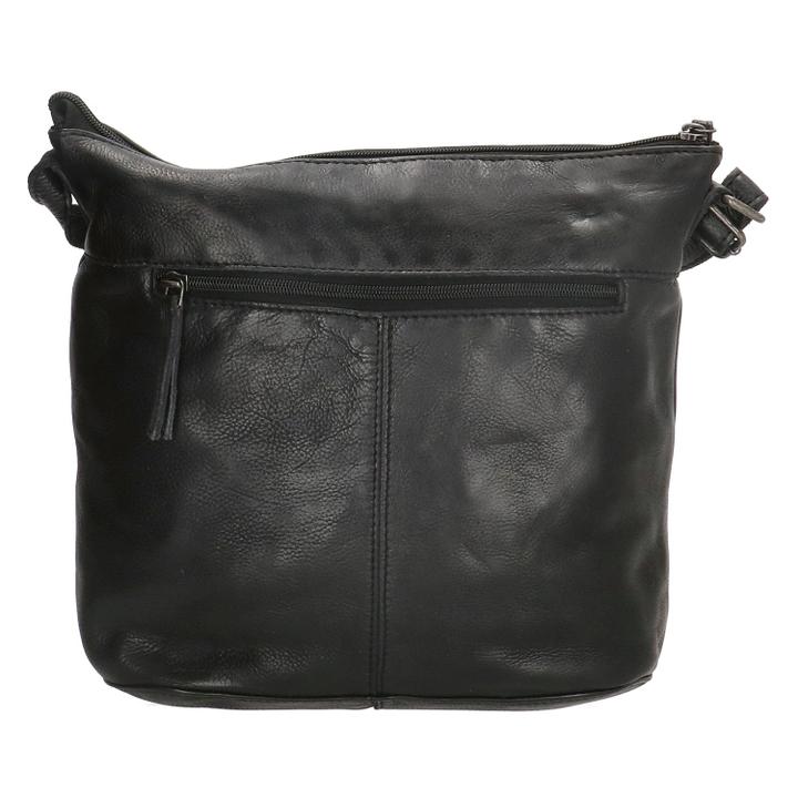 Daniel Ray Hide & Stitches Paint Rock Shoulderbag Black