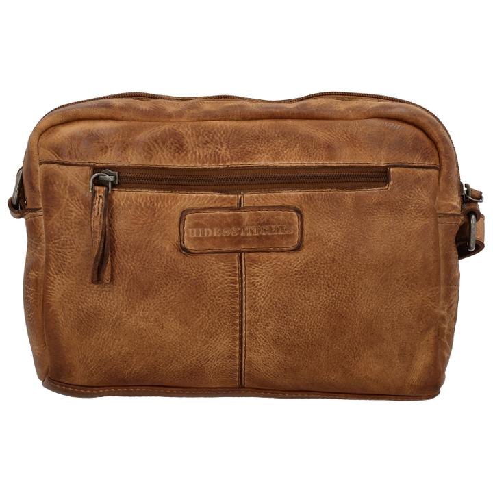 Daniel Ray Hide & Stitches Paint Rock Shoulderbag Cognac