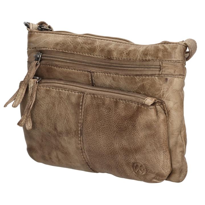 Daniel Ray Hide & Stitches Paint Rock Shoulderbag Sand