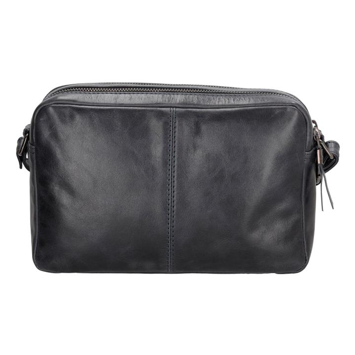 Daniel Ray Hide & Stitches Porto Schoudertas II Donker Navy