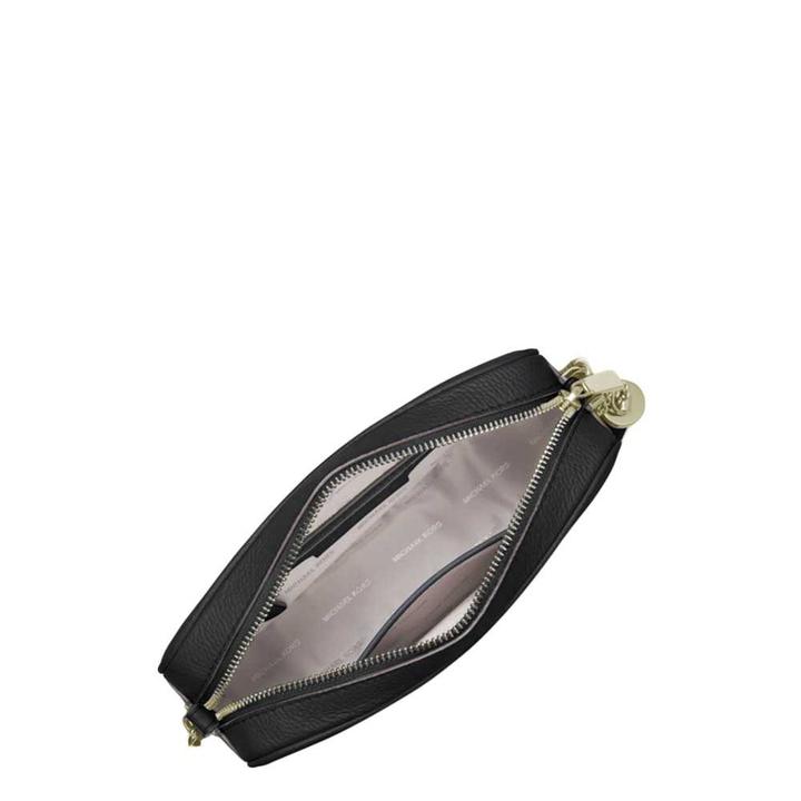 Daniel Ray Michael Kors Jet Set Md Camerabag Gold Chain Crossbody Black