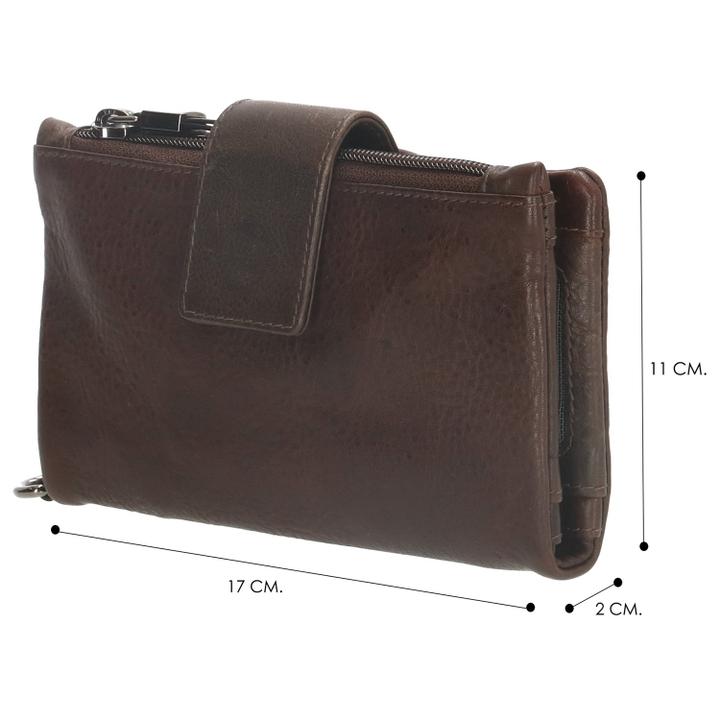 Daniel Ray Micmacbags Discover Portemonnee Donkerbruin