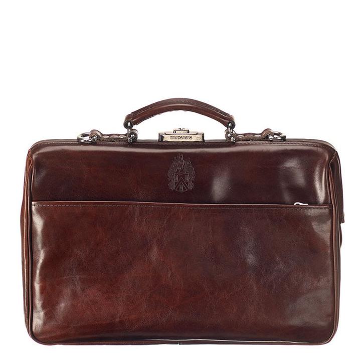 Daniel Ray Mutsaers The Classic Aktetas 15.6'' Donker Bruin