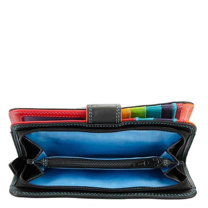 Daniel Ray Mywalit Ladies Large Wallet Zip Purse Black/pace