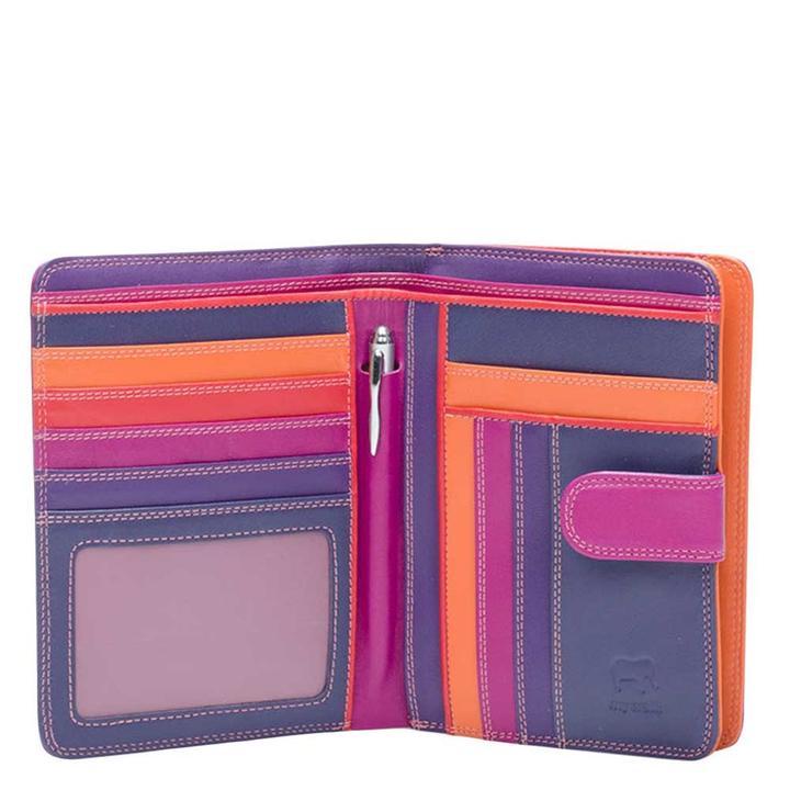 Daniel Ray Mywalit Ladies Large Wallet Zip Purse Sangria Multi
