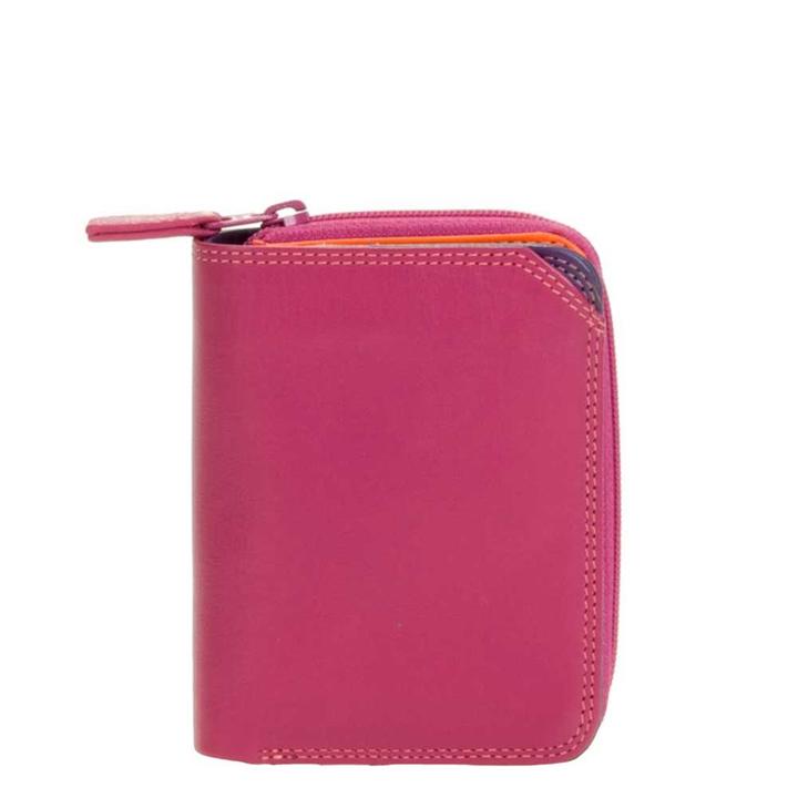 Daniel Ray Mywalit Ladies Small Wallet W/Zip Around Purse Sangria Multi